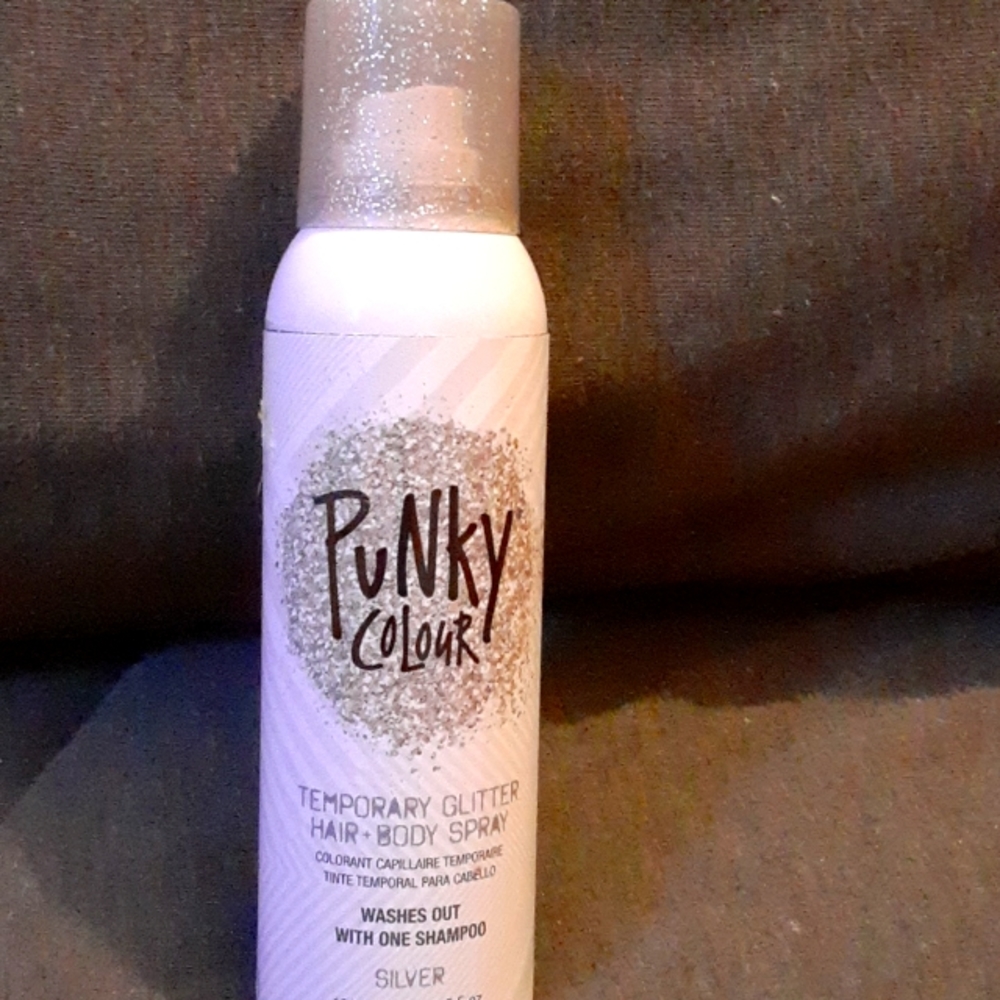 Glitter hair and body spray